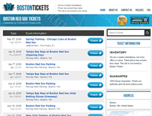 Tablet Screenshot of bostonticketoffice.com